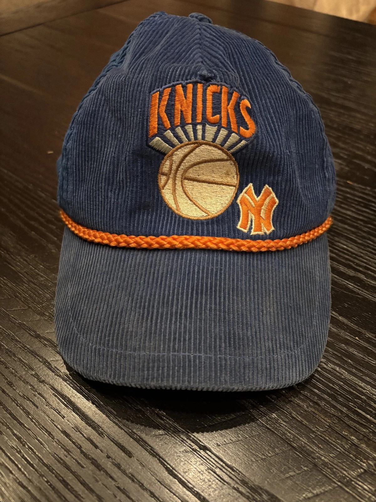 Rare! - Vintage 1990's NY Knicks Corduroy Snapback with NY Alternate Logo | eBay | eBay US