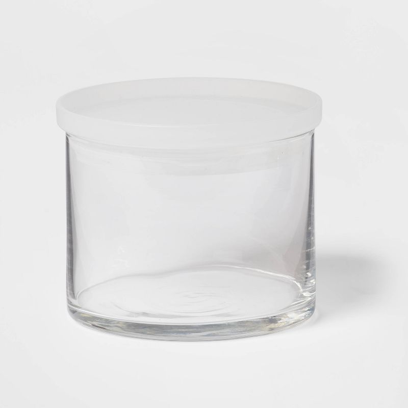 15oz Glass Small Stackable Jar with Plastic Lid - Made By Design&#8482; | Target