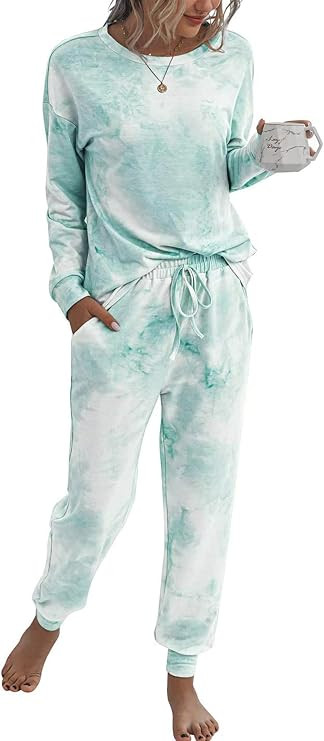 PRETTYGARDEN Women's 2 Piece Loungewear Pajama Sets | Amazon (US)