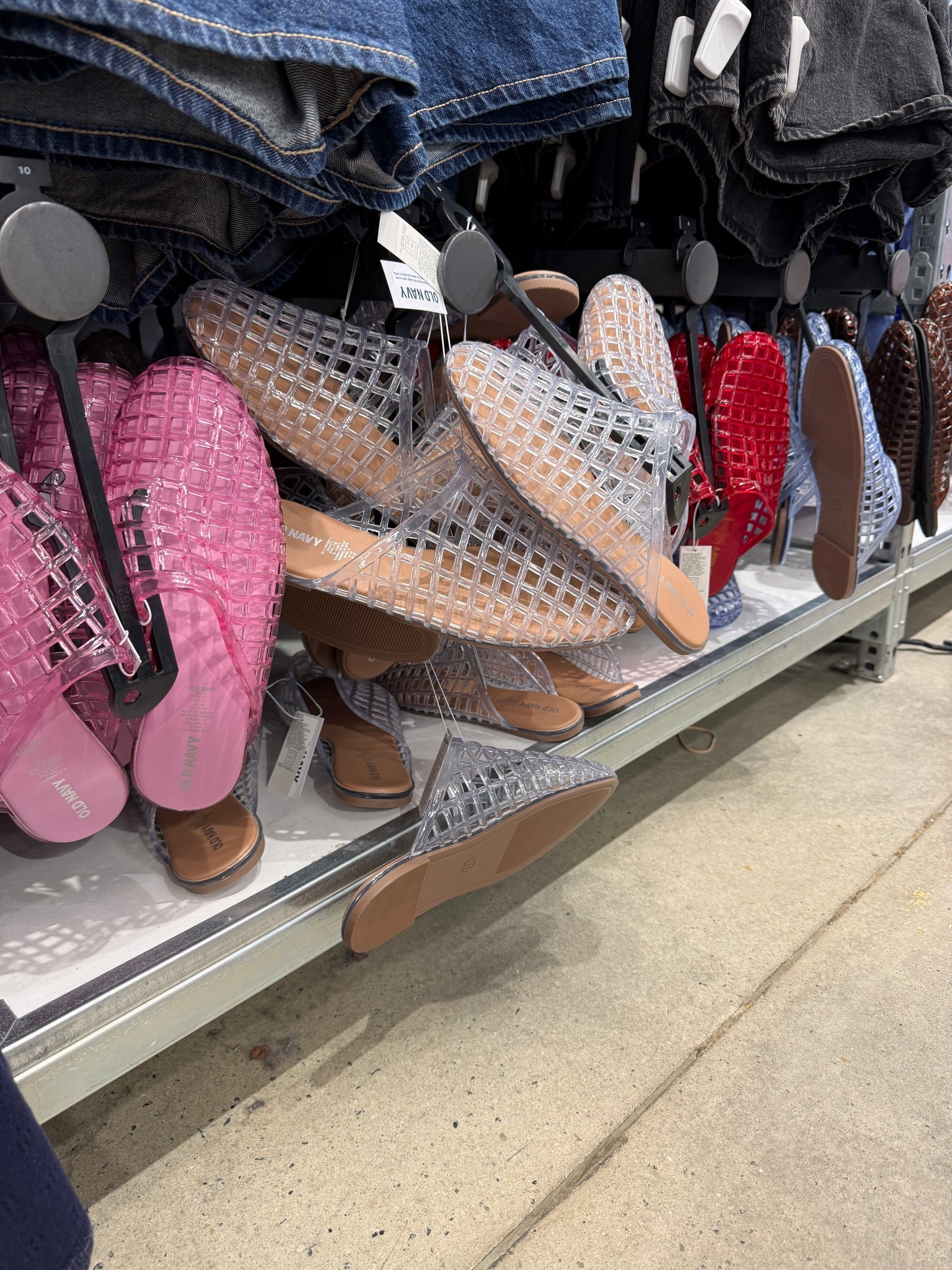 Yesss finally jellies season 🥰🌸 old navy has all the perfect colors. 50% off is insane! 

#LTKTravel #LTKSaleAlert #LTKSeasonal