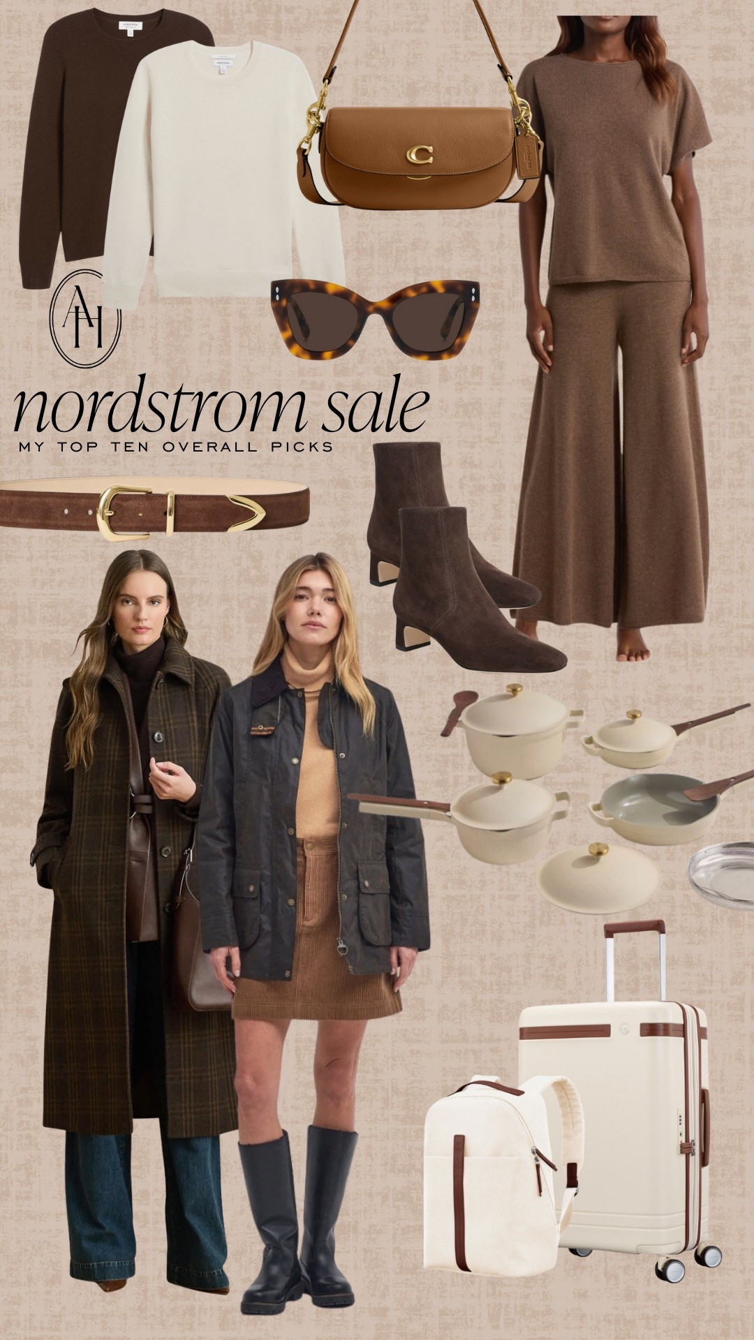 My TOP PICKS from the Nordstrom Sale // Barbour jacket, plaid wool Ralph Lauren coat, our place cookware, cashmere, suitcase set, designer sunglasses 

#LTKSaleAlert