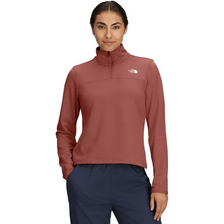The North Face Cedar Trail Grid Fleece 1/4-Zip Jacket - Women's - Clothing | Backcountry