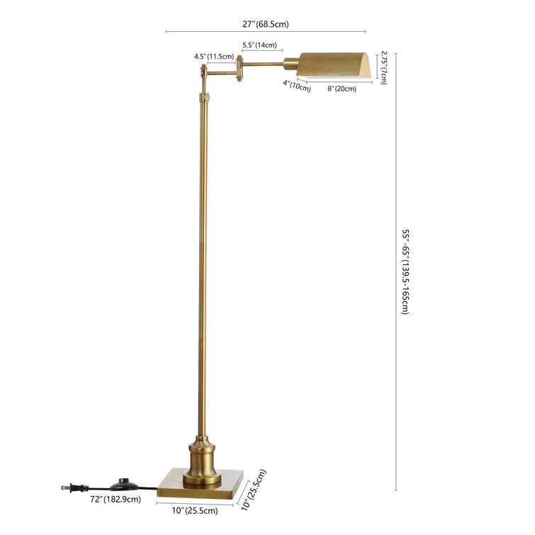 Helena 65" Task/Reading Floor Lamp | Wayfair North America