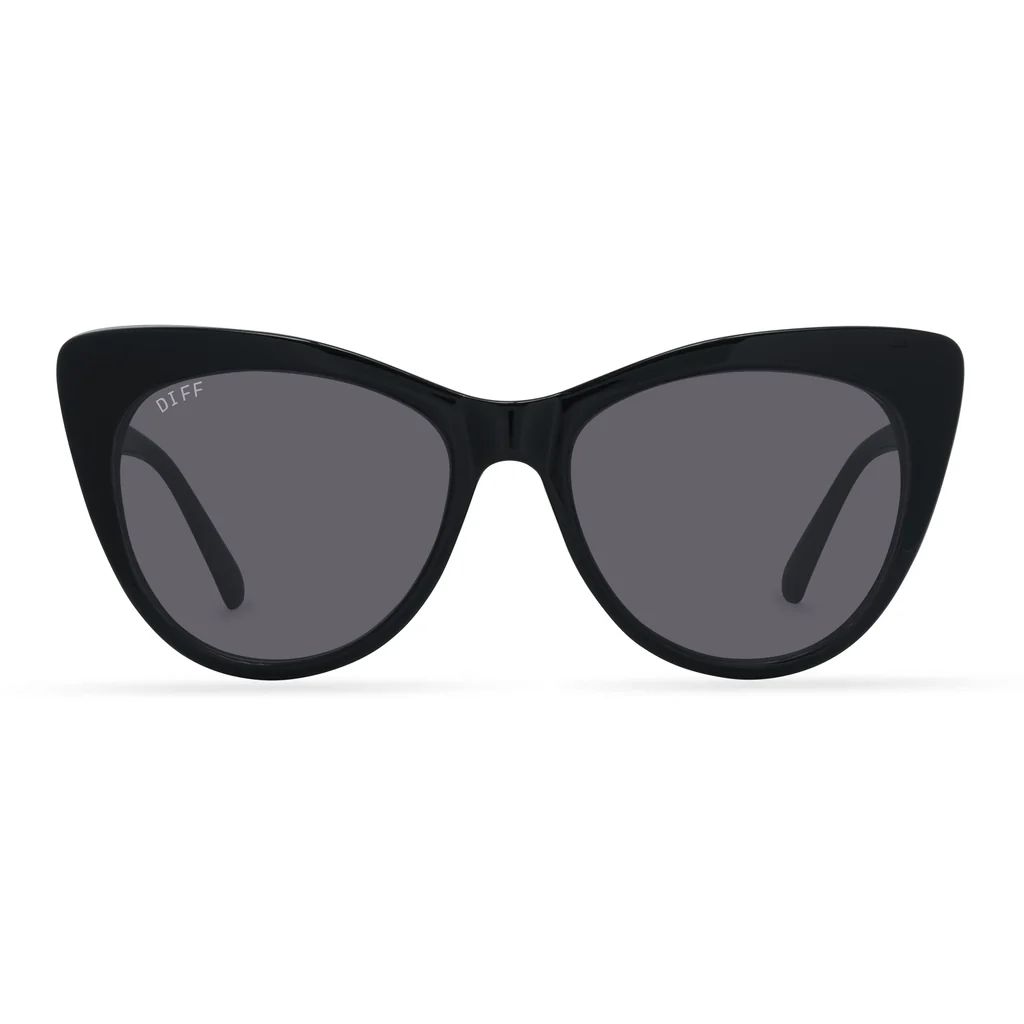 COLOR: black   grey sunglasses | DIFF Eyewear