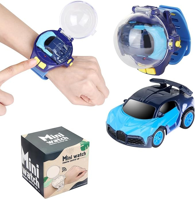 2023 Remote Control Car Watch Toys with LED Light,2.4 GHz Mini Racing Cars Wrist Toy for Kids Adu... | Amazon (US)