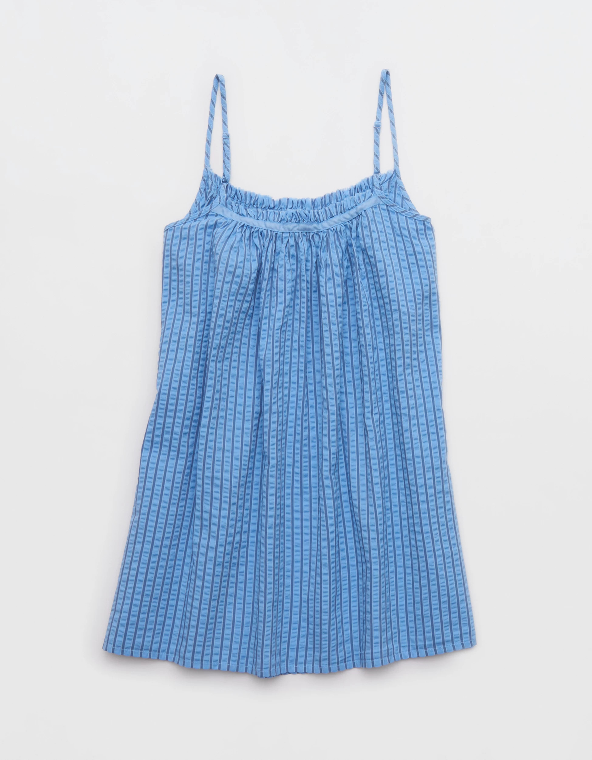 OVERSLEPT by Aerie Seersucker Babydoll Nightie | Aerie