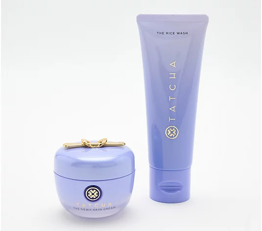 TATCHA The Rice Wash and Dewy Skin Cream 2-Piece Set | QVC