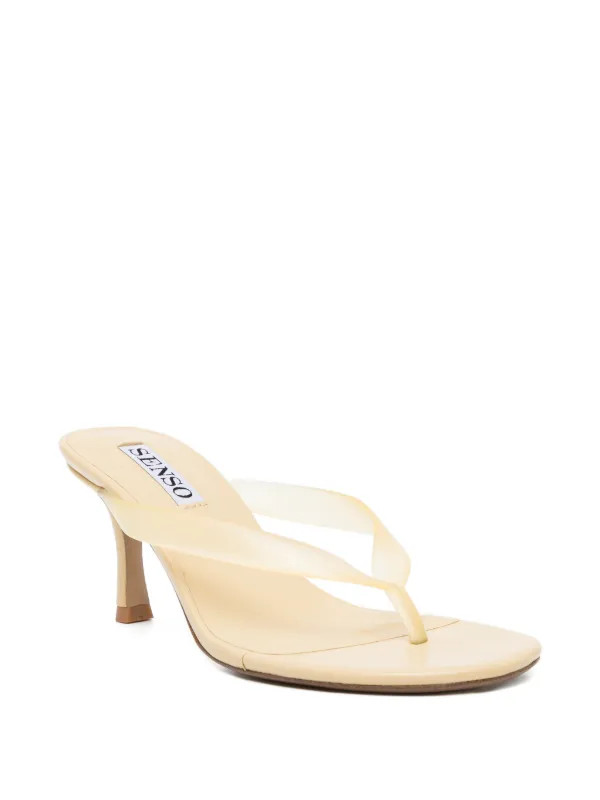 Senso 75mm Flowe Sandals | Yellow | FARFETCH AT | Farfetch Global