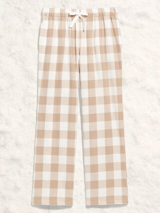 Mid-Rise Plaid Flannel Pajama Pants for Women | Old Navy (US)