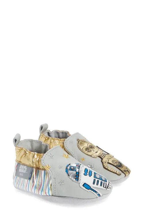 Robeez® The Droids™ Mismatched Crib Shoes in Ivory at Nordstrom, Size 6-12 Months | Nordstrom