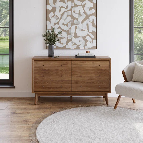 Clyve 6 - Drawer Dresser | Wayfair North America