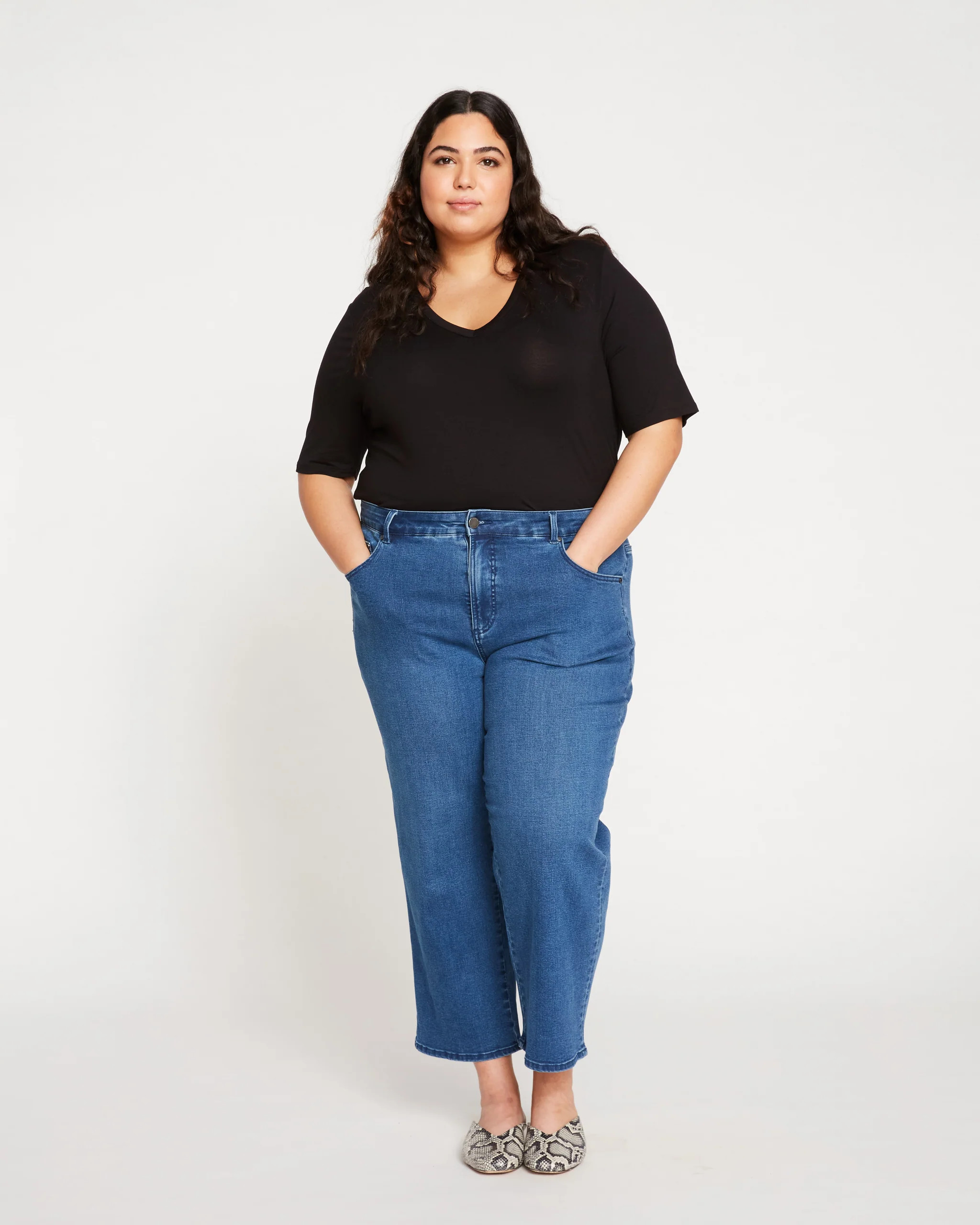 Bae Boyfriend Crop Jeans - True Blue | Universal Standard