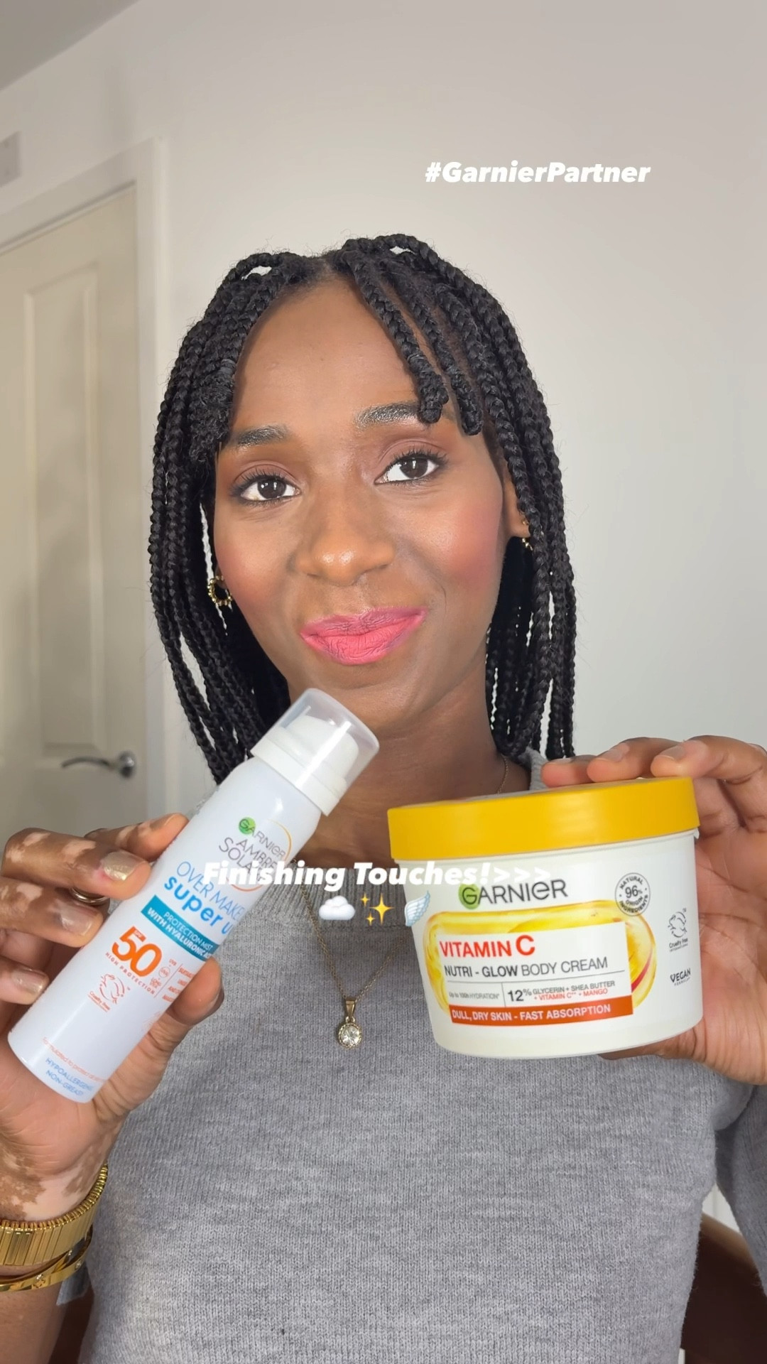 AD| The final touches make all the difference. @garnieruk glow essentials. ✨💚

 #skincare #haircare  #GarnierGlow



#LTKwinter #LTKgiftguide #LTKbeauty