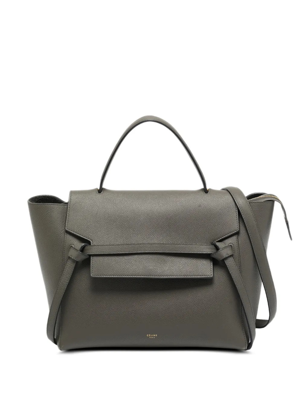 Celine Pre-Owned Belt leather tote bag - Grey | Farfetch Global