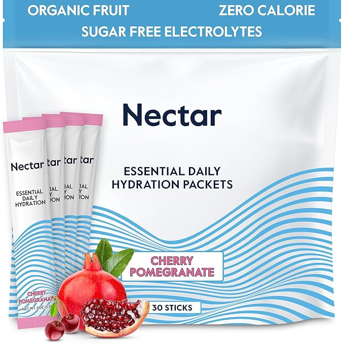Nectar Hydration Packets - Electrolytes Powder - No Sugar or Calories - Organic Fruit Liquid Dail... | Amazon (US)