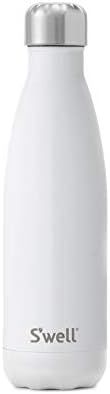 S'well Vacuum Insulated Stainless Steel Water Bottle, 17 oz, Angel Food | Amazon (US)