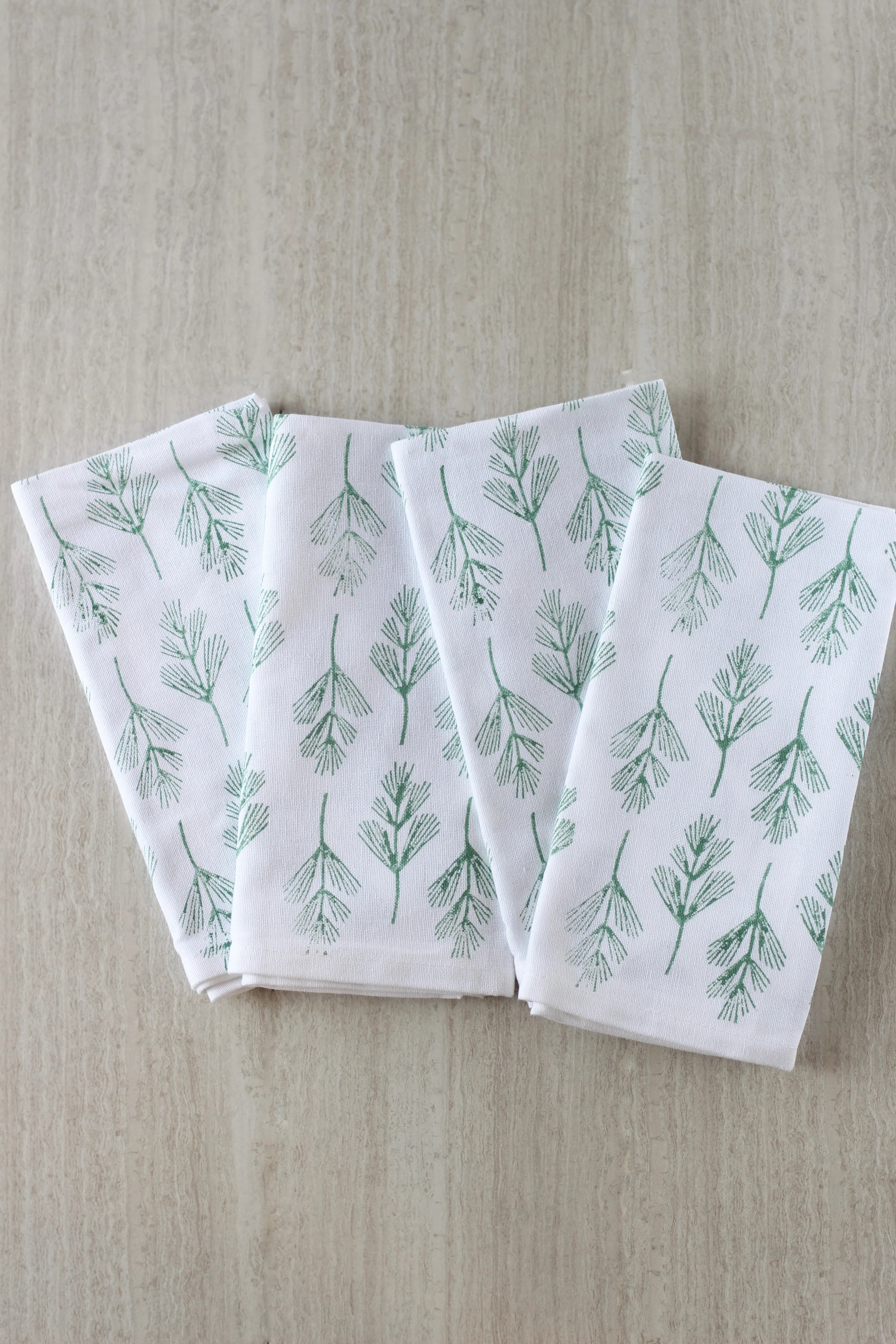 Dinner Napkins (set of 4) - Spruce, Evergreen by Mended | Support HerStory