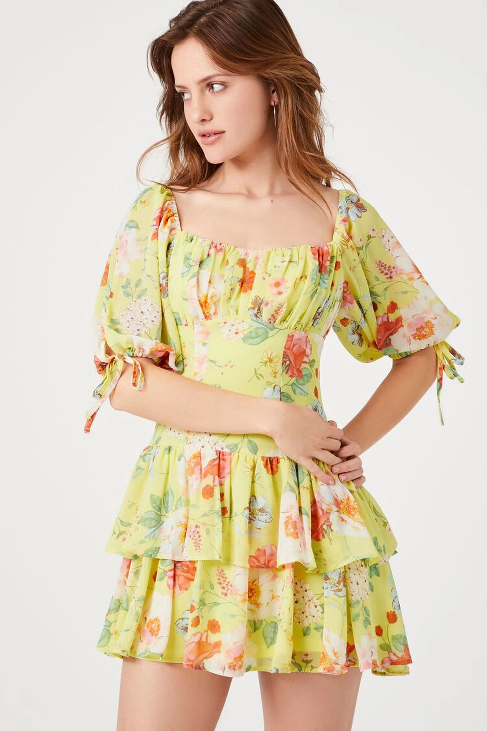 Floral Print Mini Dress | Forever 21 (US)