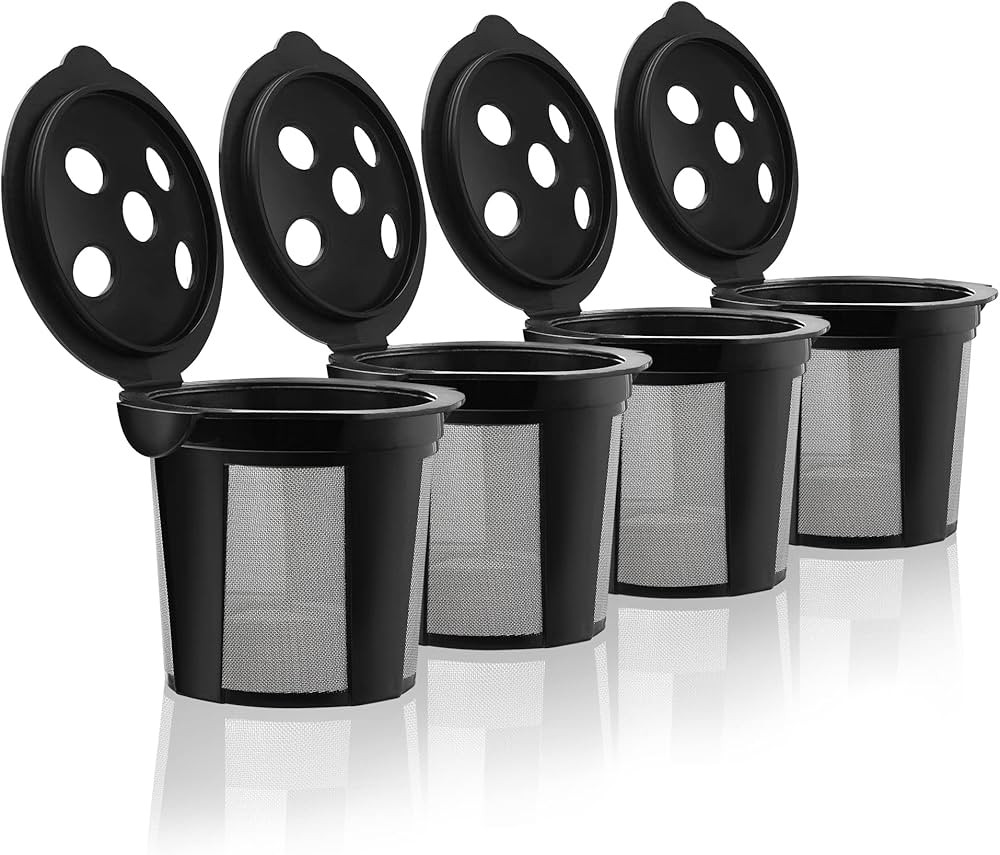 4 Reusable K Cups for Keurig K Supreme, K Supreme Plus, K Slim with Multistream Technology, K-Duo... | Amazon (US)