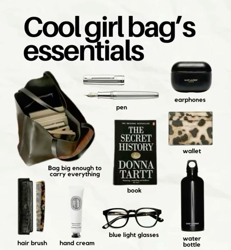 Every cool girl's bag look like this 

 #LTKespana #LTKeurope #LTKautumn