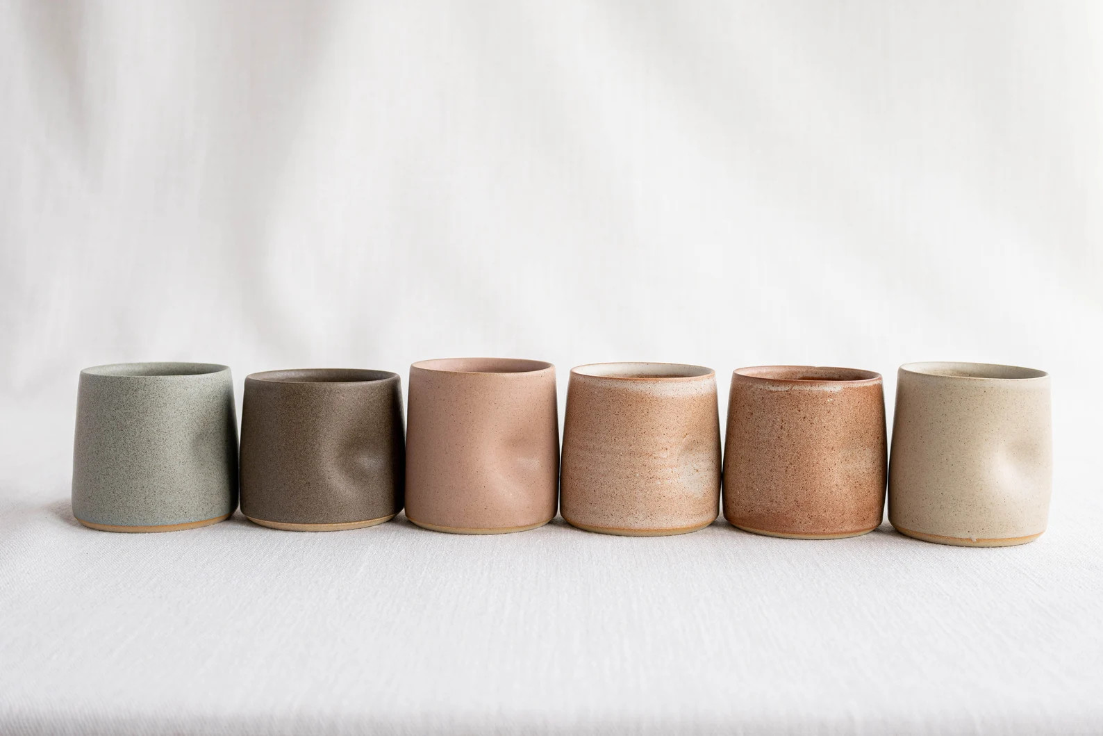 Small Ceramic Pinch Cup | Cortado Cups | Handmade Thumb Indention Mug | Espresso Cup | Handleless... | Etsy (US)