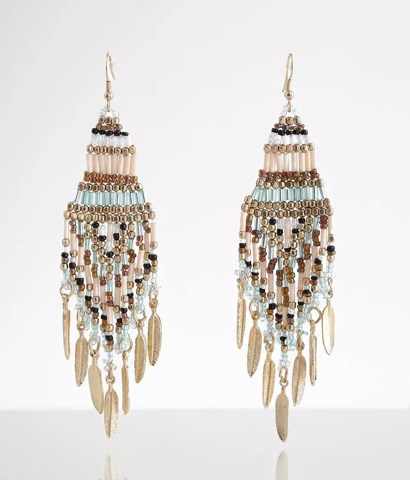 Beaded Fringe Earring | Buckle