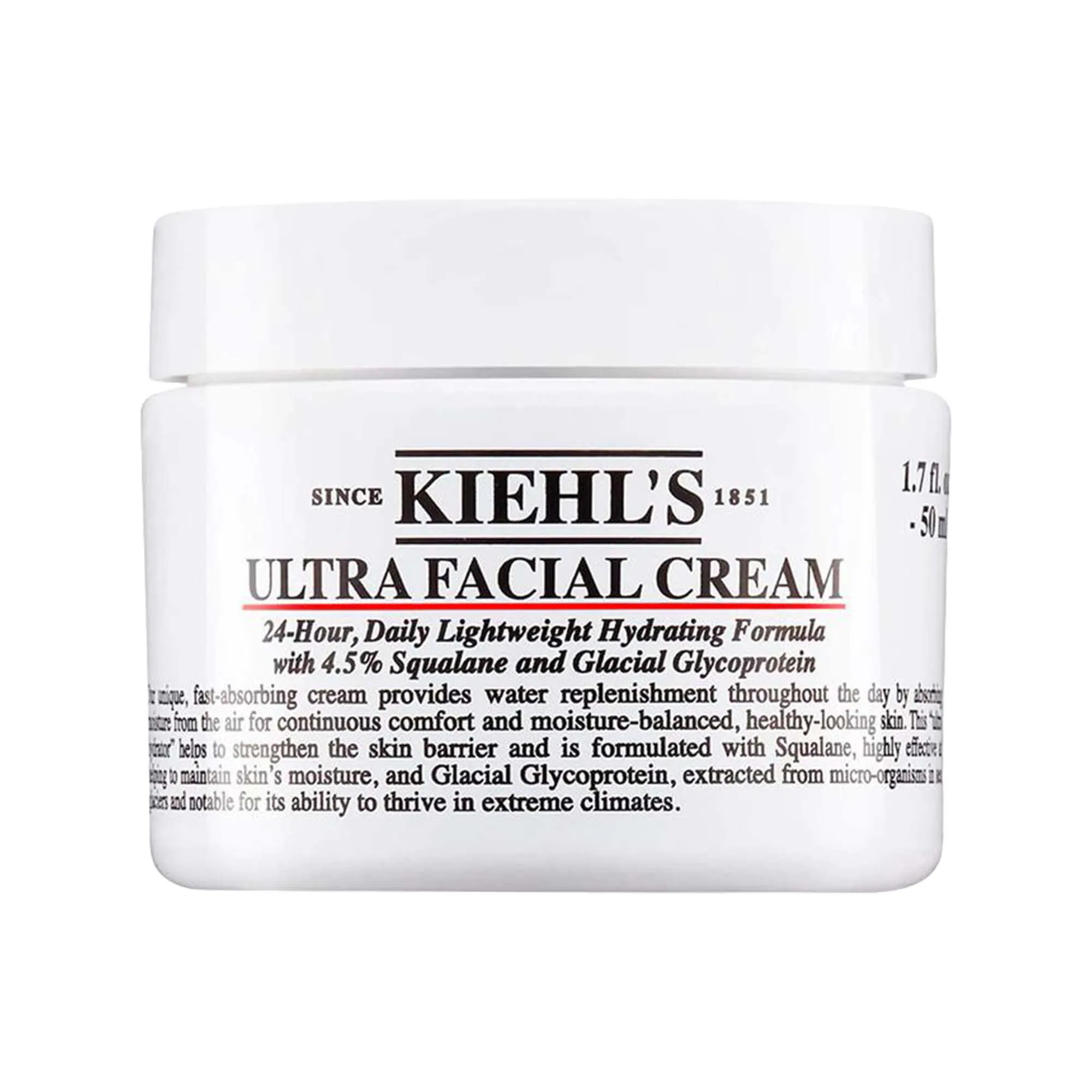 Kiehl's Since 1851 Ultra Facial Refillable Moisturizing Cream with Squalane 1.7 oz / 50 mL | Sephora (US)