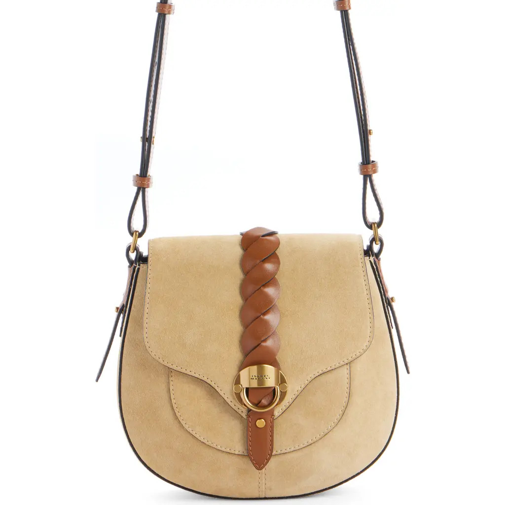 Isabel Marant Small Altay Suede Shoulder Bag in Beige at Nordstrom | Nordstrom