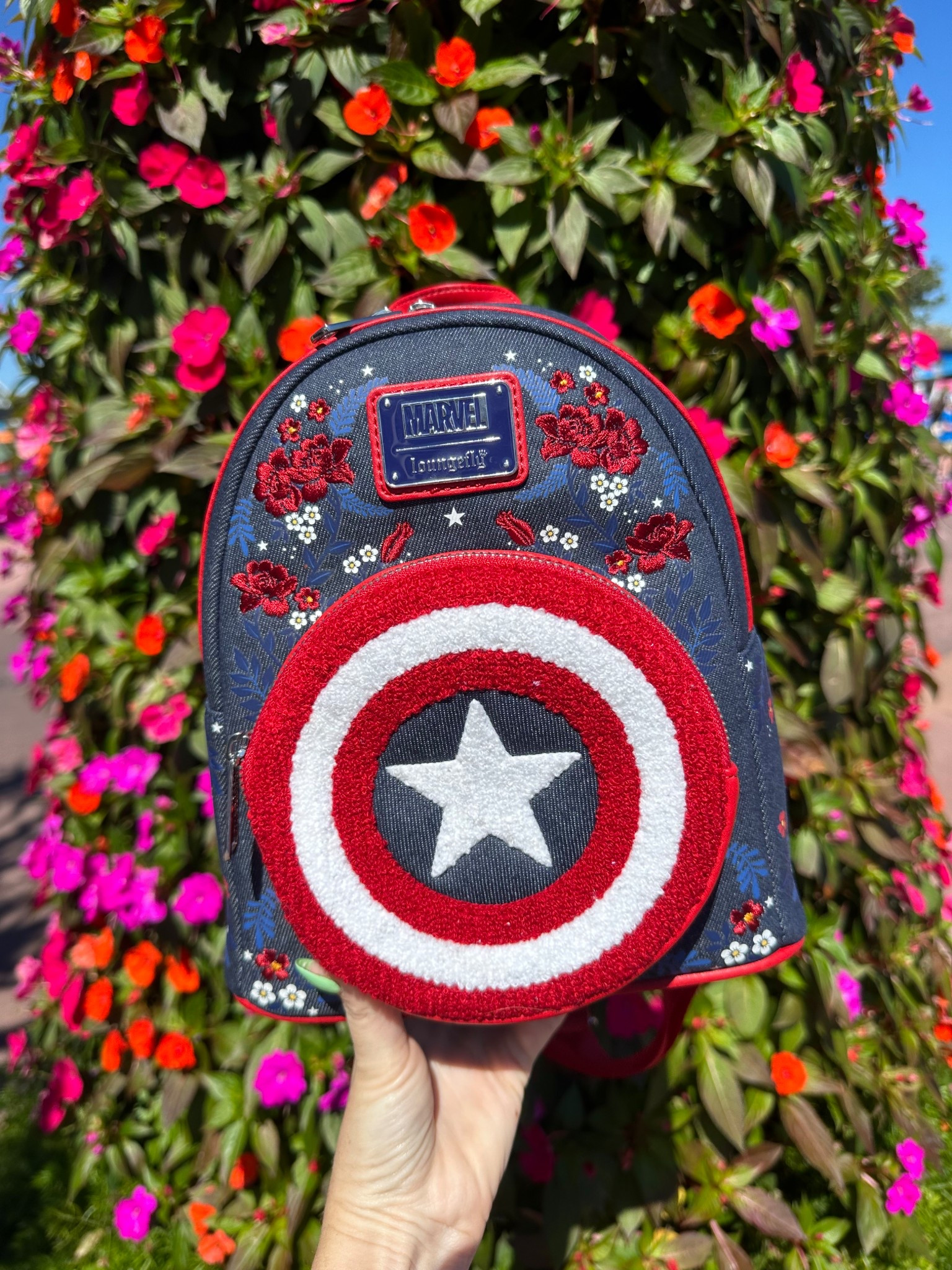 Flower girly Captain America loungefly marvel 

#LTKSpringSale #LTKFindsUnder100 #LTKSeasonal