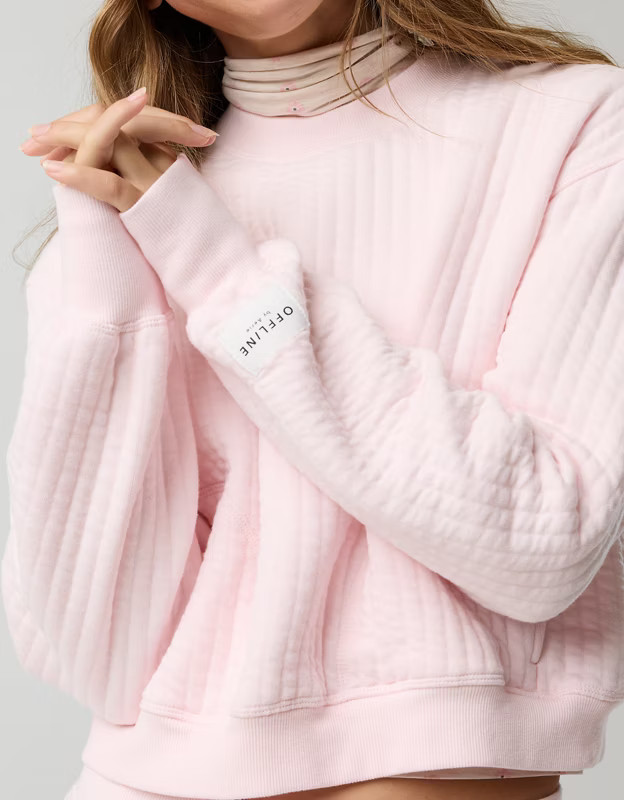 OFFLINE By Aerie Coffee Run Crewneck | Aerie