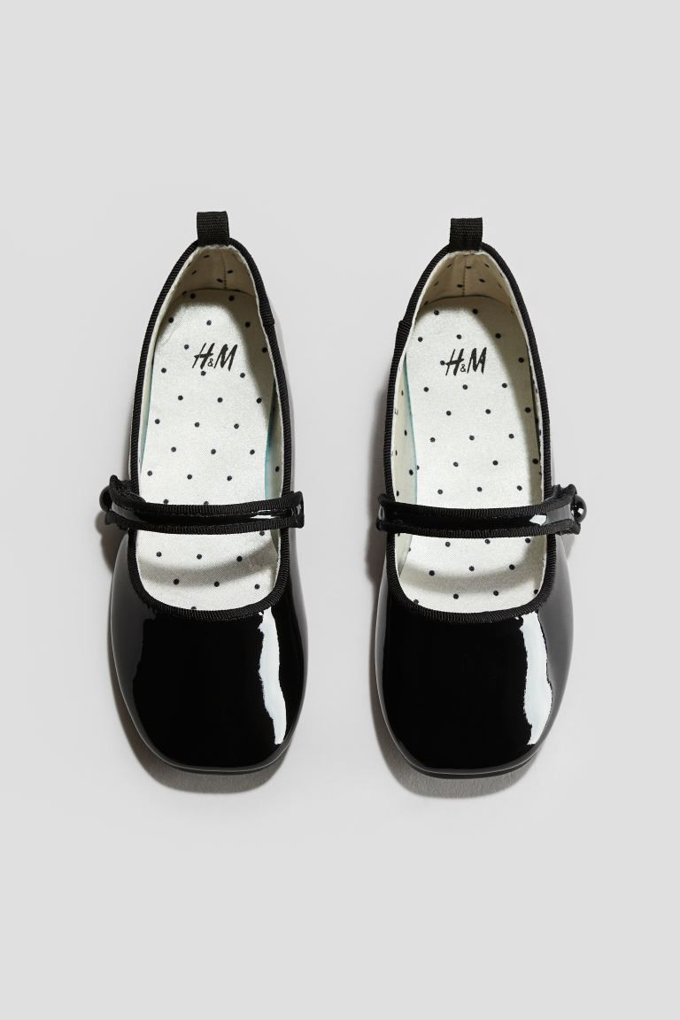 Patent Ballet Flats - No heel - Black - Kids | H&M US | H&M (US + CA)