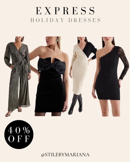 40% off these express dresses! They make great holiday event pieces this season! 

#LTKsalealert #LTKfindsunder100 #LTKHoliday