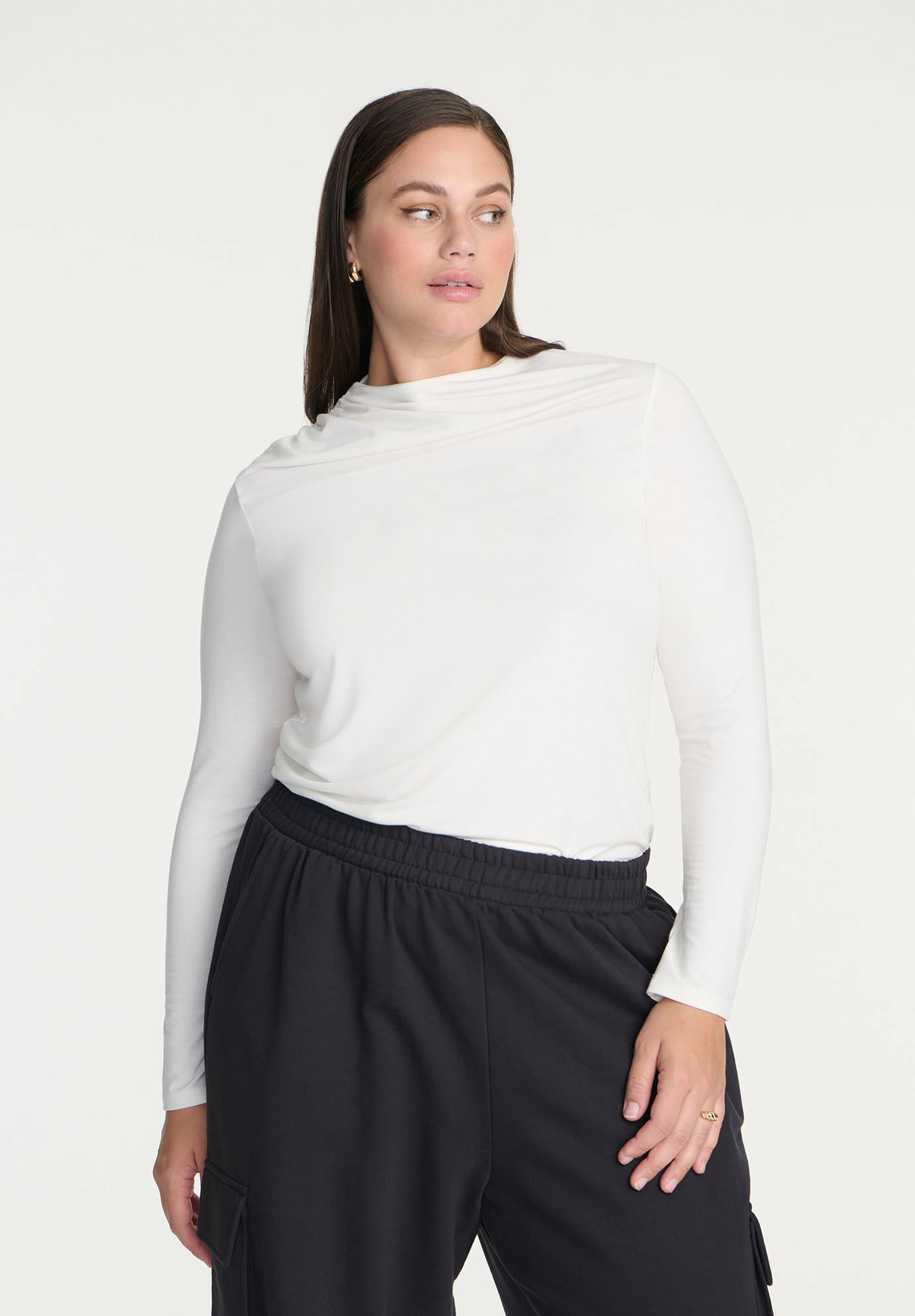 Mock Neck Long Sleeve | Eloquii