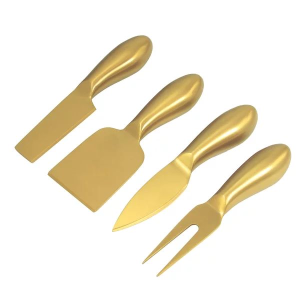 S/4 Gold Cheese Knives | Walmart (US)