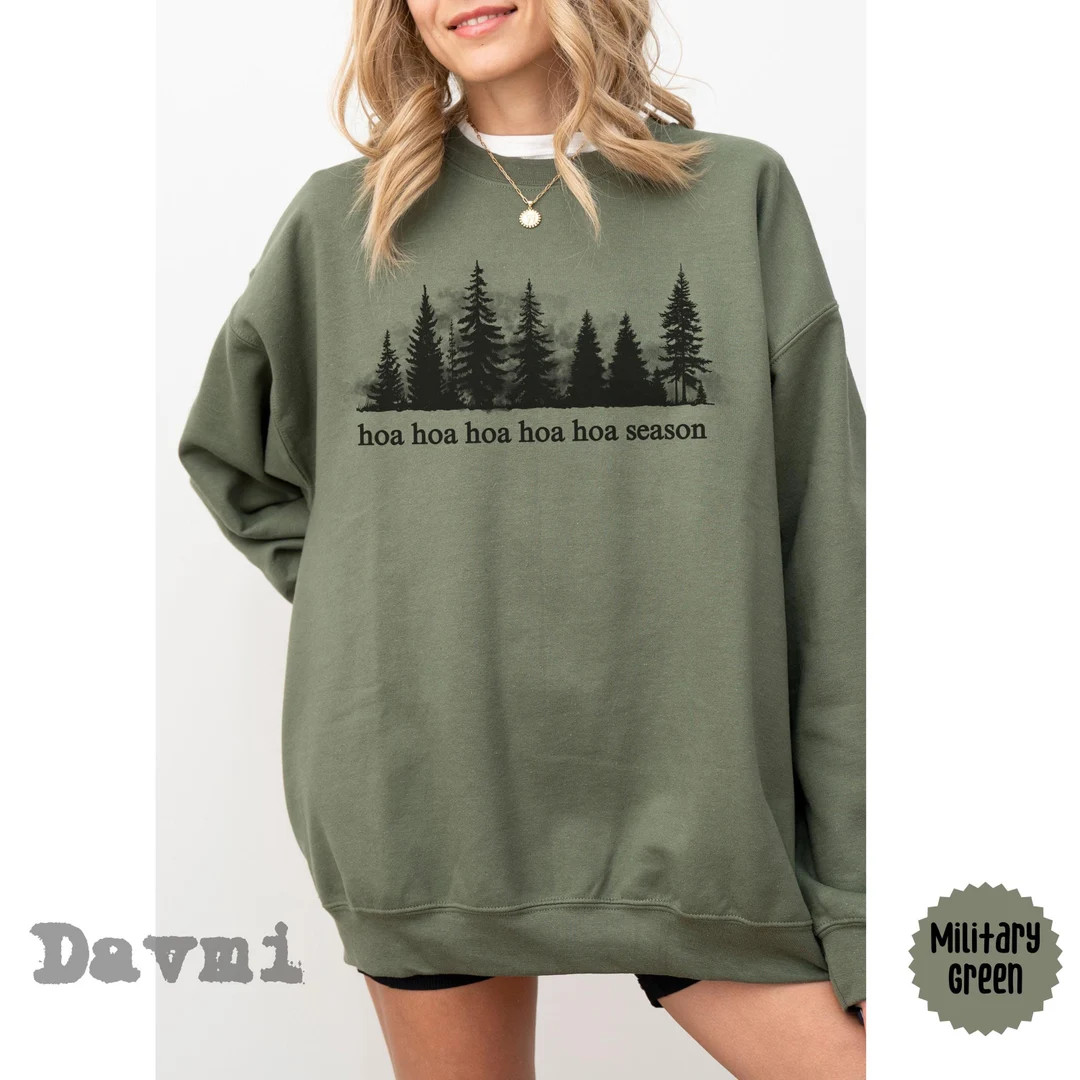 Hoa Hoa Hoa Hoa Hoa Sweatshirt, Twilight Inspired Sweatshirt, Forks Sweatshirt, Sweater Weather, ... | Etsy (US)