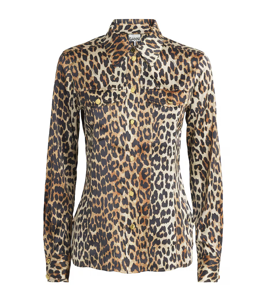 Satin Leopard Shirt | Harrods