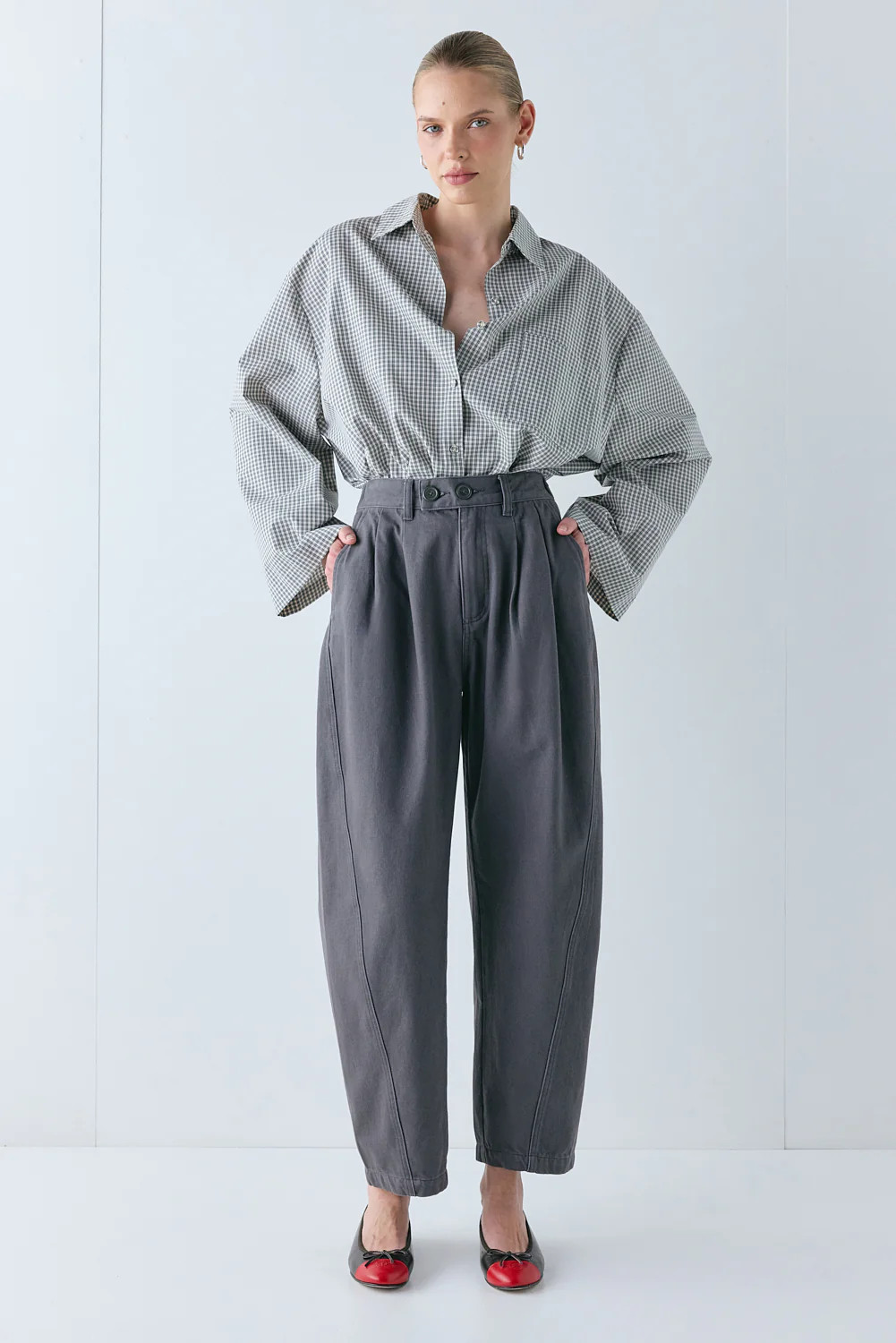 Margot Trousers Slate | VRG Grl