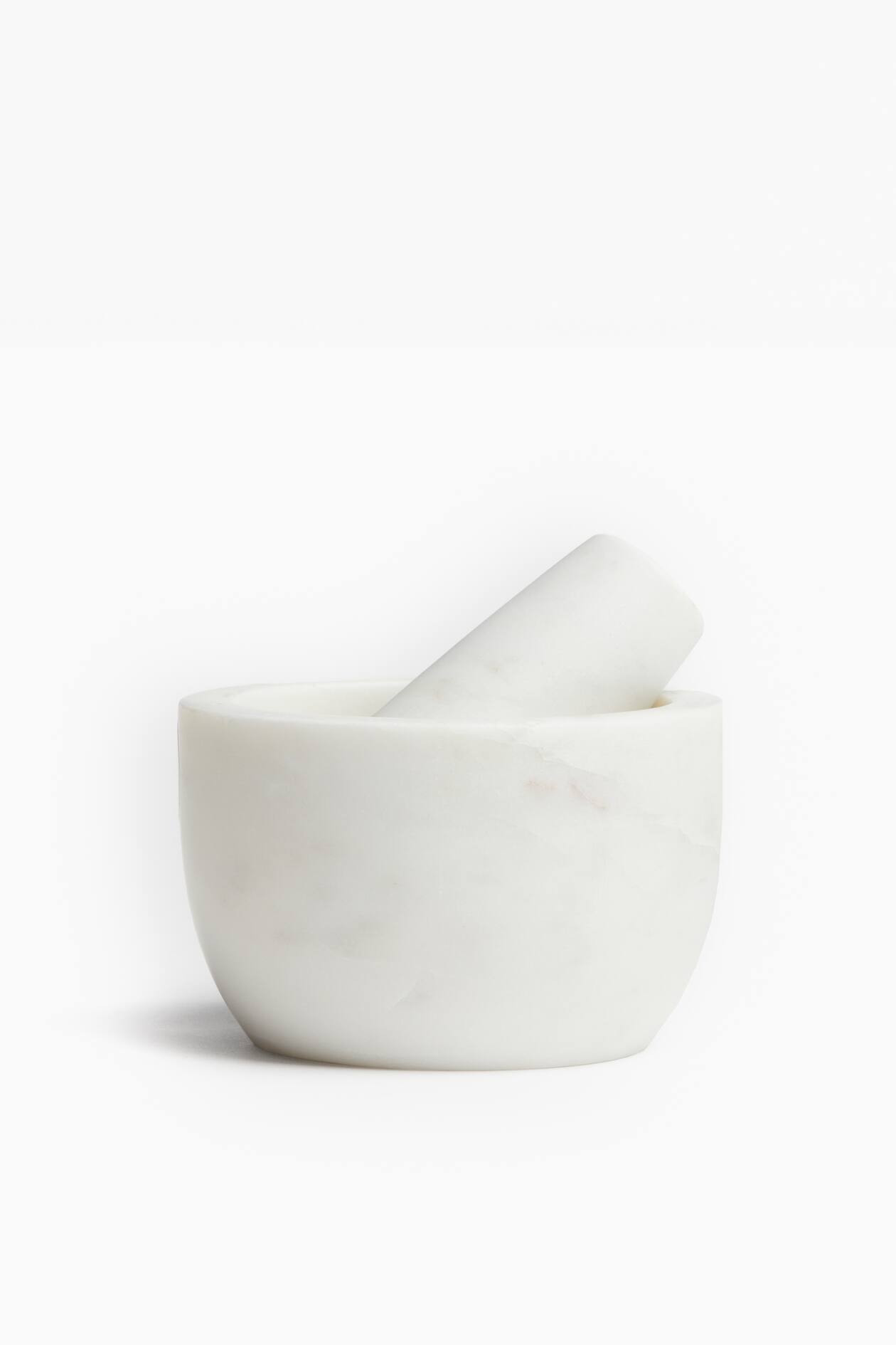 Marble mortar and pestle - White - Home All | H&M GB | H&M (UK, MY, IN, SG, PH, TW, HK)