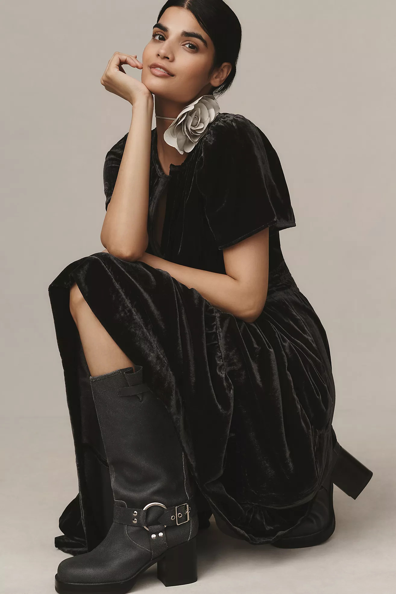 The Somerset Maxi Dress: Velvet Edition | Anthropologie (US)