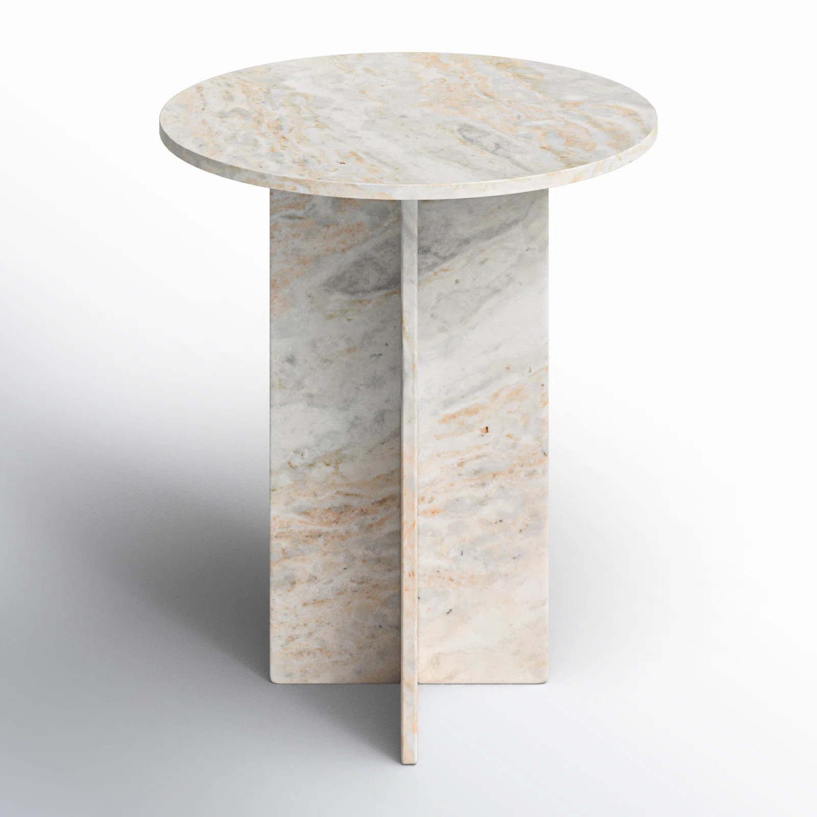 Halen Marble Top End Table | Wayfair North America