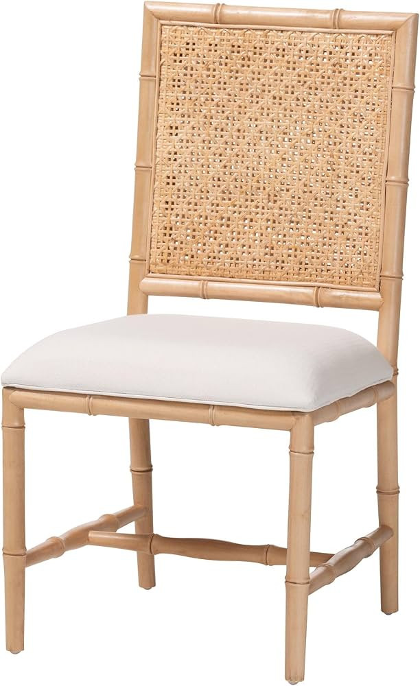 Bali & pari Sandy Natural Rattan Dining Chair | Amazon (US)