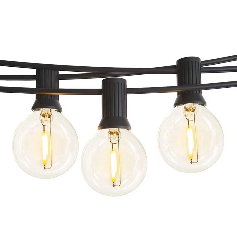 Svater Weather Proof Glass Patio and Garden Outdoor LED String Lights, Includes 1 Watt Antique ... | Target