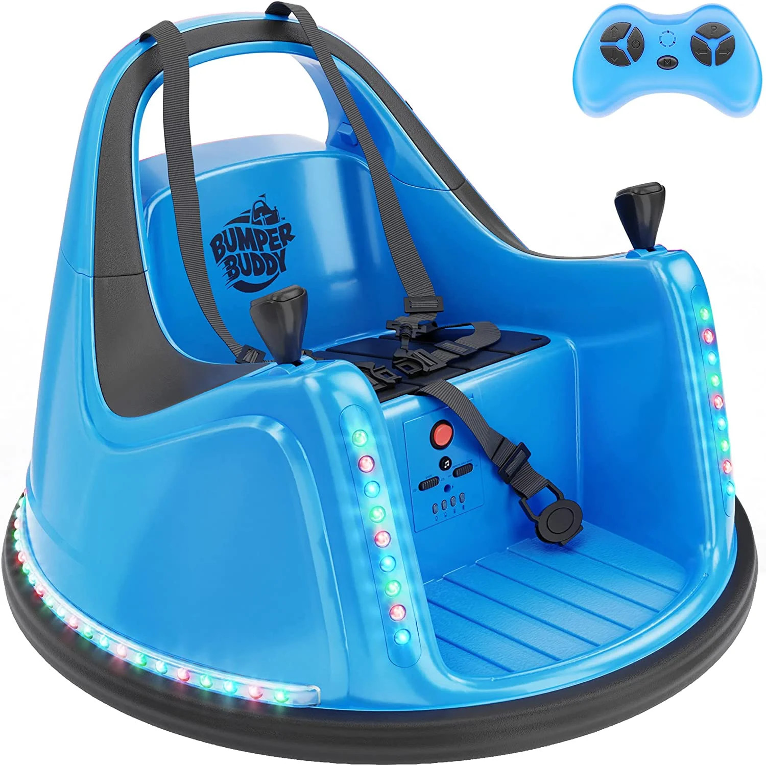 Bumper Buddy Ride on Electric Bumper Car for Kids & Toddlers, 12V 2-Speed, Ages 1.5-5 Year Old Bo... | Walmart (US)