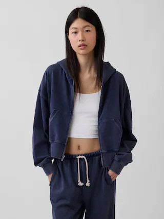 VintageSoft Terry Zip Hoodie | Gap (CA)