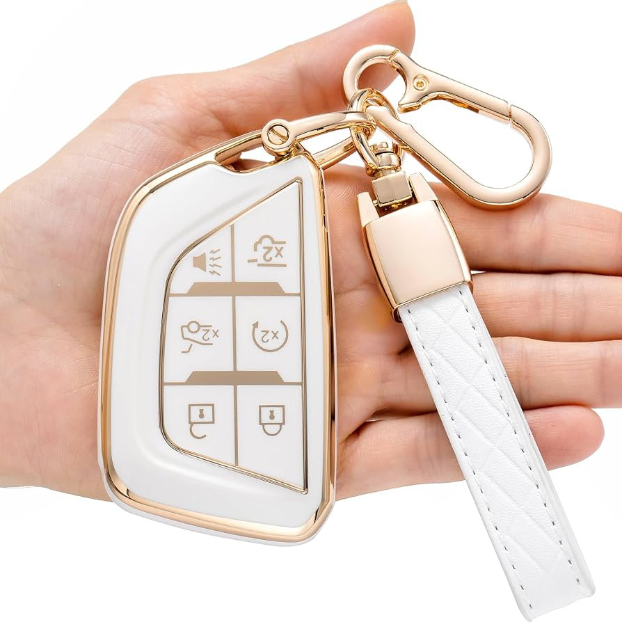 Key Fob Cover for Cadillac,Soft TPU Key Case Shell Compatible with Cadillac 2020 2021 2022 ATS CT... | Amazon (US)
