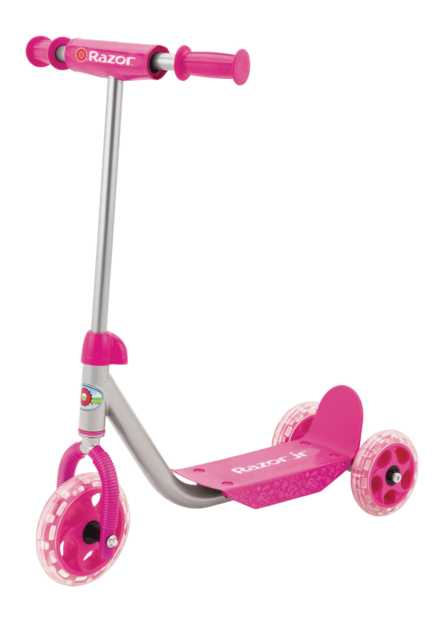 Razor Jr 3-Wheel Lil' Kick Scooter - for Kids Ages 3+, Pink | Walmart (US)