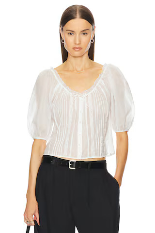 Voile Peasant Blouse
                    
                    Helsa | Revolve Clothing (Global)