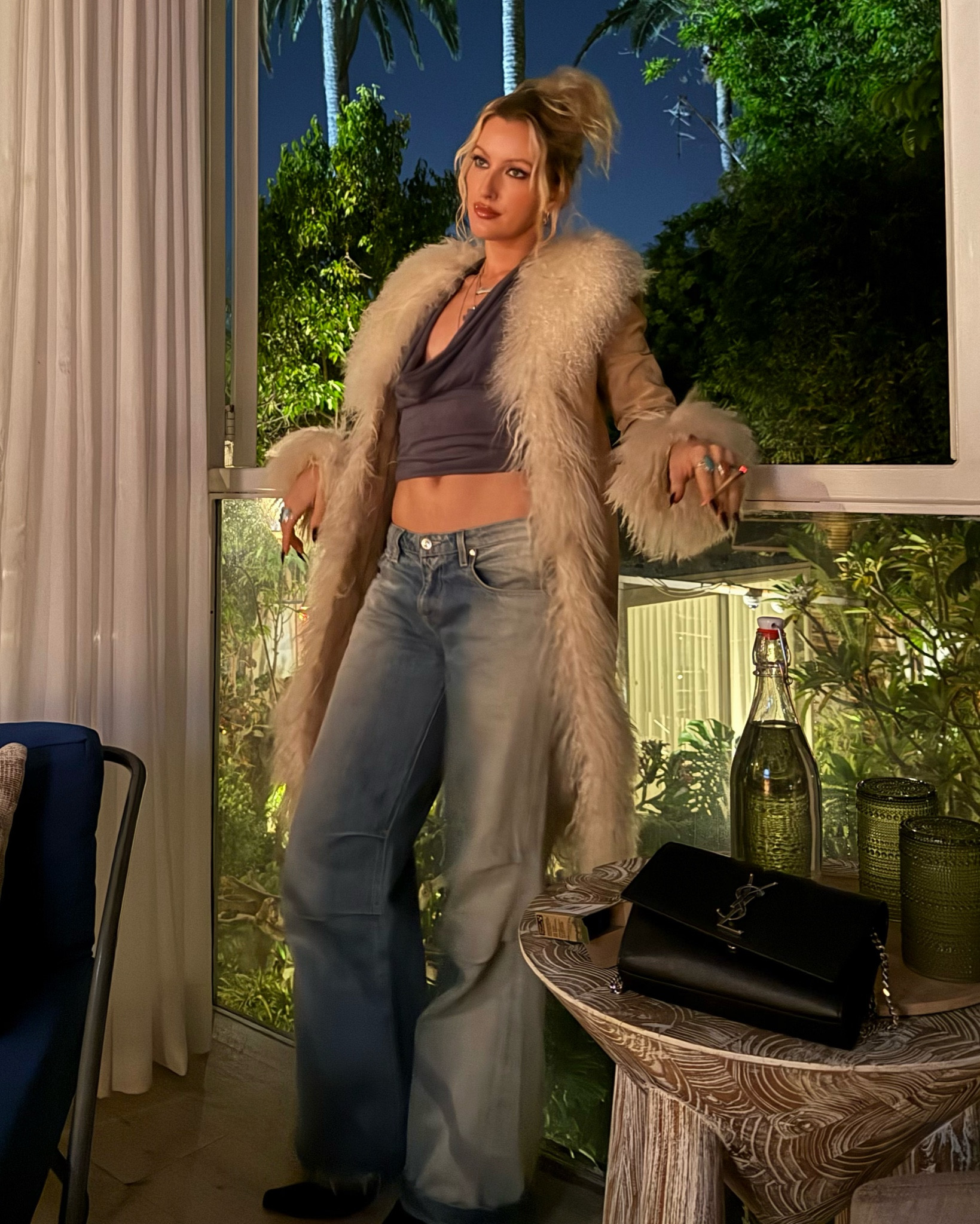 The jacket brand is Kookai and I got it off Depop! Found a bunch of similar options below :) 