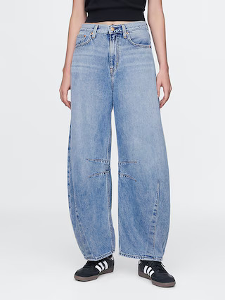 High Rise UltraSoft Horseshoe Jeans | Gap (US)