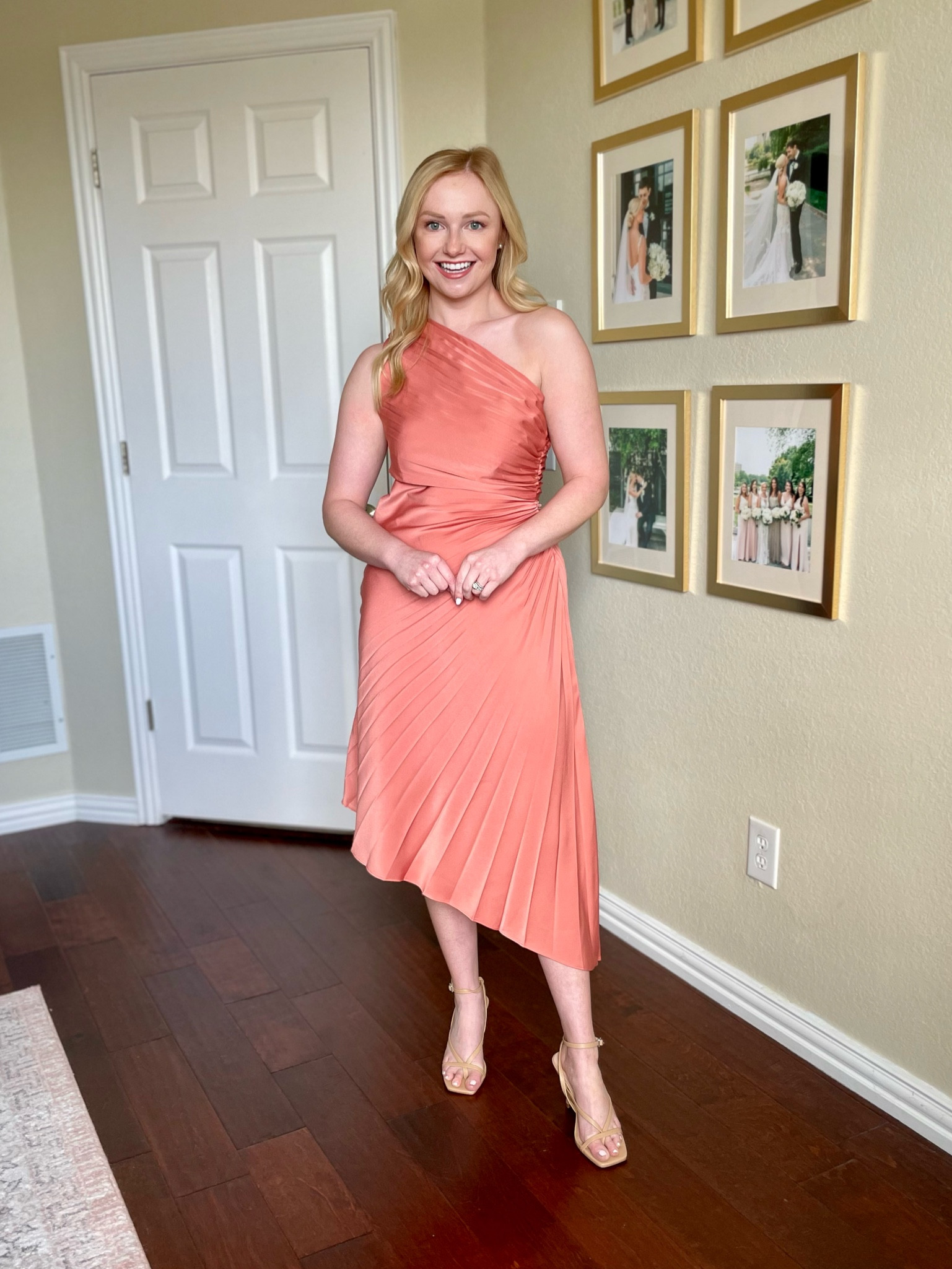 Wearing a 0P | wedding guest dress, asymmetrical dress, one shoulder dress, spring wedding guest dress 

#LTKwedding #LTKfindsunder100 #LTKSeasonal